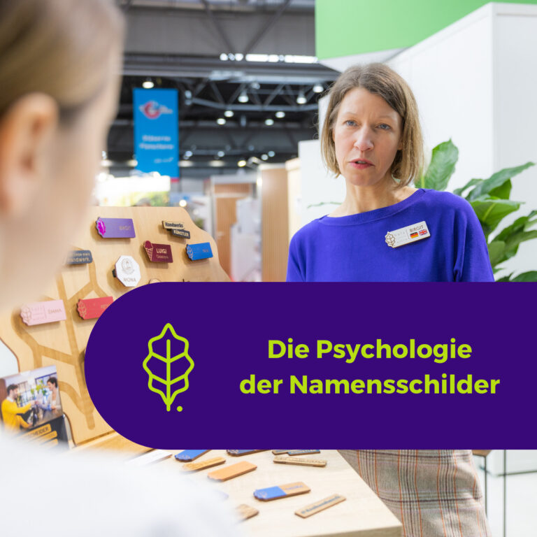 Welche Vorteile haben Namensschilder?