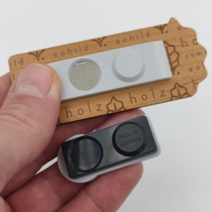 Magnet Namensschild Holz