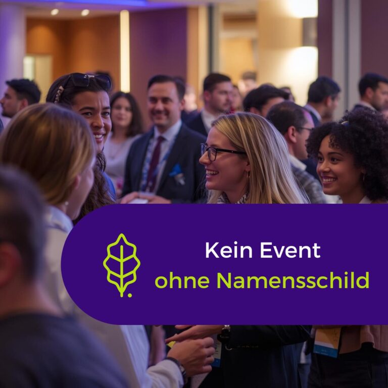 Namensschilder für Events
