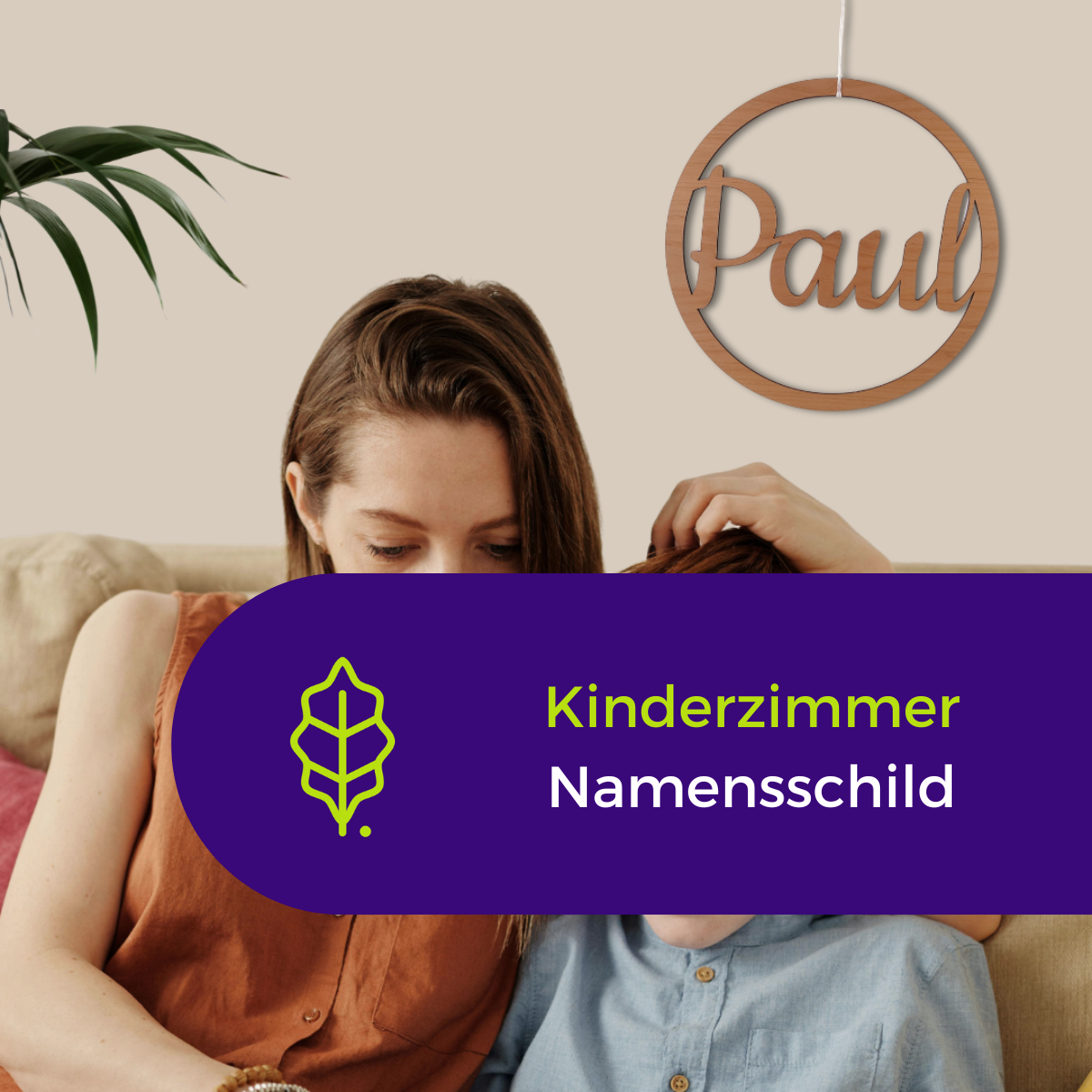 Namensschild für Kinderzimmer