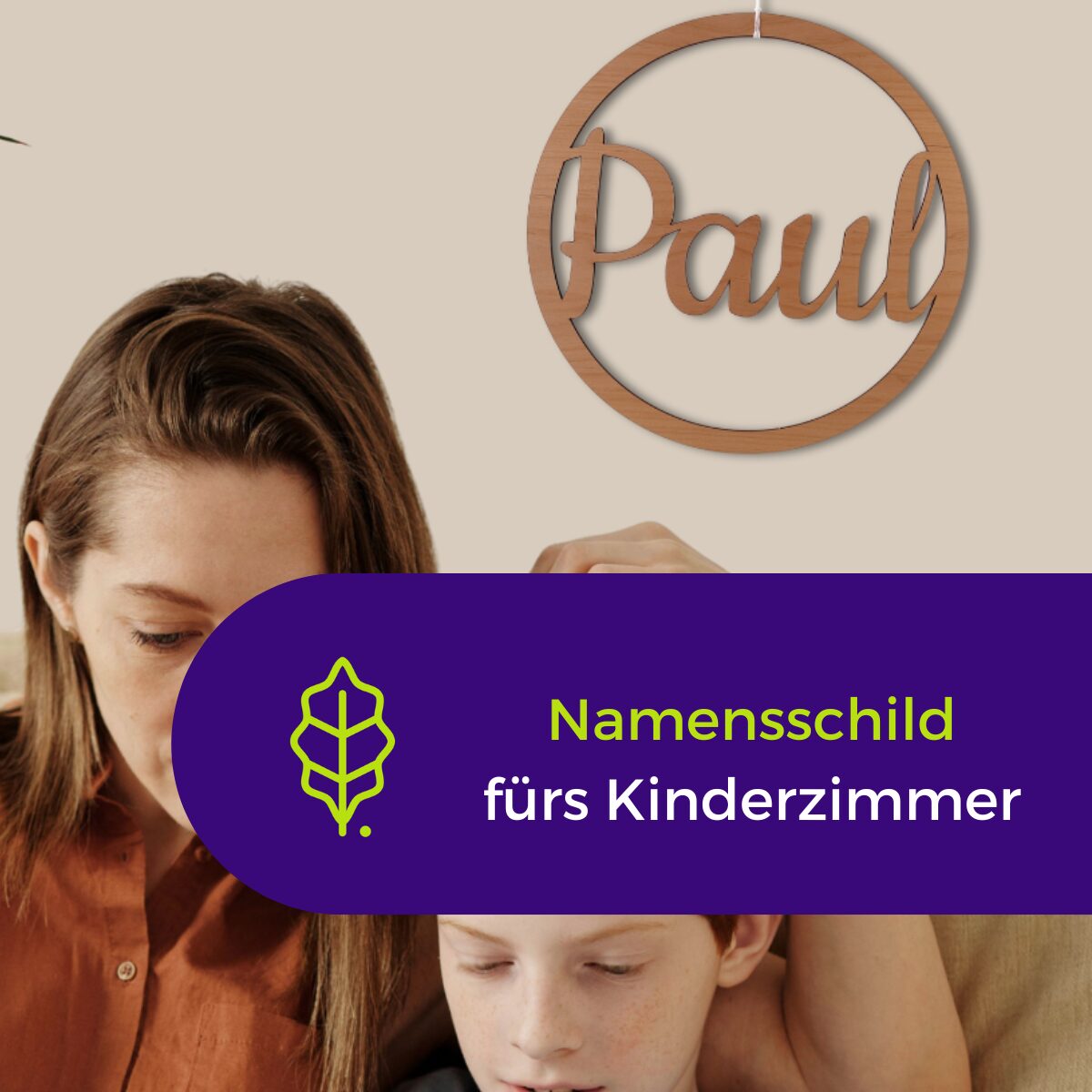Kinderzimmer Namensschild