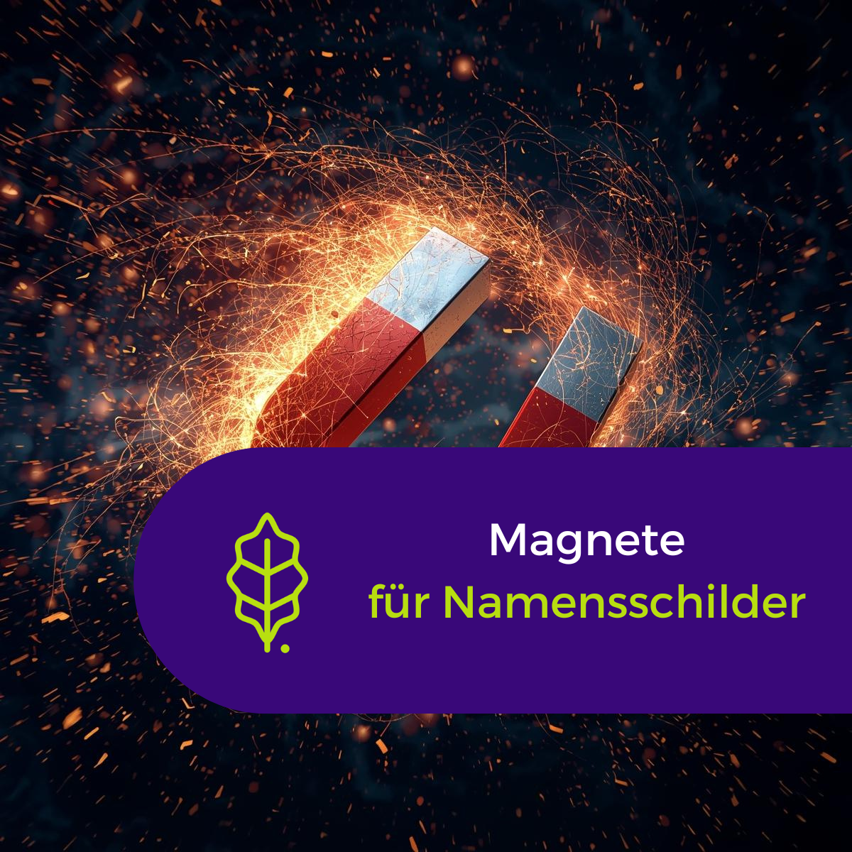 Magnete für Namensschilder
