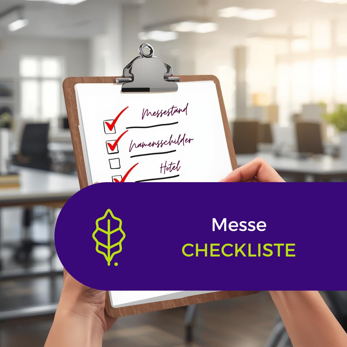 Messe Checkliste